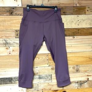 N.Y.L. Size large purple workout leggings